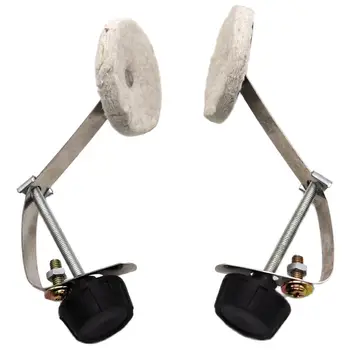 Барабанный Глушитель с Ручкой Из Хромированного Железного Материала 1 шт. Глушители для Малого барабана Mut для Замены Тарелок