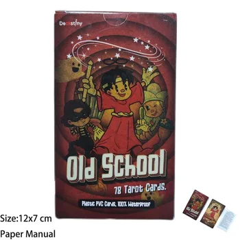 Бумажное руководство по карточной игре Old School Deck 12x7 см.