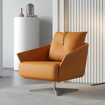 Вращающийся диван-кресло для одного человека, Роскошное дизайнерское кресло для гостиной, на балконе, Cadeiras De Sala De Estar Мебель для дома