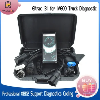 Для IVECO ELTRAC EASY ECI Eltrac для IVECO TRUCK euro5 euro6 диагностический инструмент с программным обеспечением