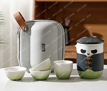 Дорожный чайный набор, костюм для портативного приготовления чая на открытом воздухе