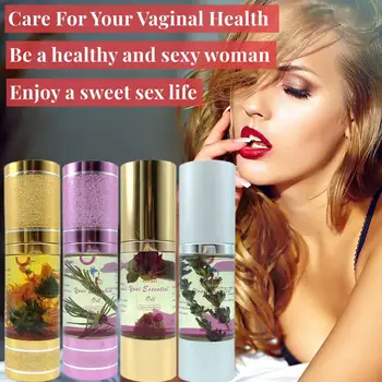 Женский уход Смазочное масло для интимного влагалища Массажное Масло Rose Yoni Detox