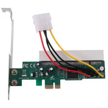 Карта адаптера PCI-Express для PCI PCI-E X1/X4/X8/X16 с разъемом для 4-контактного кабеля питания