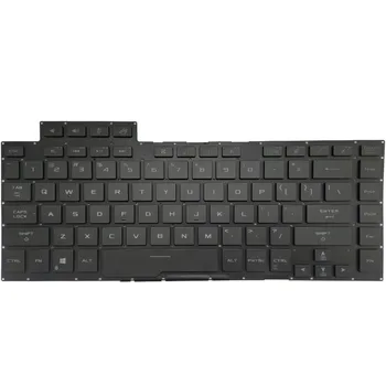 Клавиатура для ноутбука ASUS ROG Zephyrus M15 GU532LV GU532LW Черная С Подсветкой Без Рамки США/UK/SP/RU