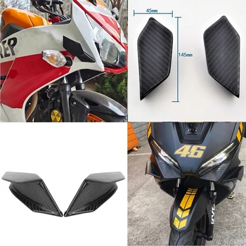 Комплект аэродинамического крыла Winglet для мотоцикла, аксессуары для спойлера, универсальные для Yamaha NMAX XMAX Honda Kawasaki