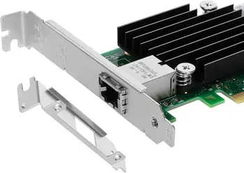 Конвергентный Сетевой Адаптер Ethernet для Контроллера Intel X540 10GbE PCIe 2.1 x8 С Двумя Портами RJ45 Поддерживает Windows 7/8/10 Windows Ser