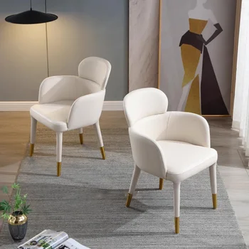 Легкий роскошный обеденный стул для взрослых, Простой современный дизайн, обеденный стул в скандинавском стиле, кухонная мебель Cadeiras Jantar из массива дерева