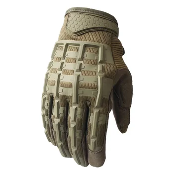 Мотоциклетные перчатки с камуфляжной защитой для полных пальцев, нескользящие военные тактические перчатки, женские Мужские спортивные рабочие перчатки