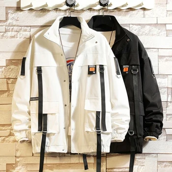 Мужская осенняя японская функциональная куртка-комбинезон с капюшоном, 23 новых предмета первой необходимости, повседневная молодежная модная Свободная простая однотонная куртка для мужчин