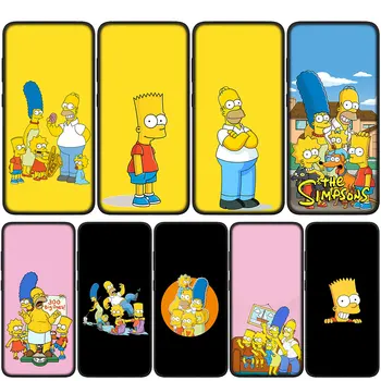 Мультфильм Барт Симпсон Симпсоны Чехол для Samsung Galaxy S21 S20 Fe S23 S22 Ultra S8 Plus A12 A13 A21S A71 S7 Корпус