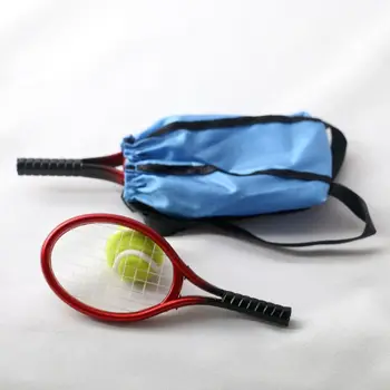 Наборы теннисных ракеток для кукольного моделирования, Мини-1/6/1/12, Набор миниатюрных моделей для тенниса, Креативный Кукольный домик своими руками