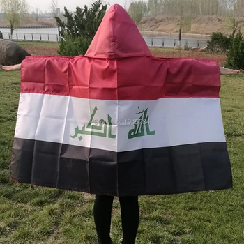 Накидка с флагом Ирака, телесный флаг, баннер с национальным флагом Ирака, 3x5 футов, накидка с флагом страны мира, полиэстер, бесплатная доставка