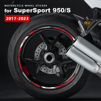 Наклейки на Колеса Мотоцикла Водонепроницаемые для Ducati Streetfighter V4 Аксессуары SuperSport 950 S Streetfighter V2 V4S 848 Наклейка на Обод