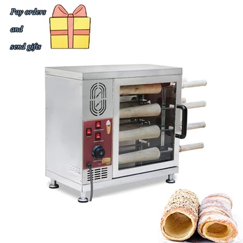 Небольшая коммерческая машина для приготовления печенья, печь для выпечки хлеба из нержавеющей стали