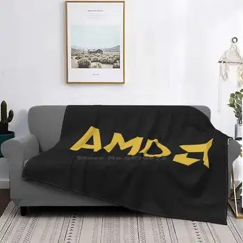 Одеяло Amd Мягкое теплое портативное одеяло для путешествий, компьютер Intel Pc, игровой процессор Nvidia, графический процессор, оперативная память, забавный логотип Geek Asus