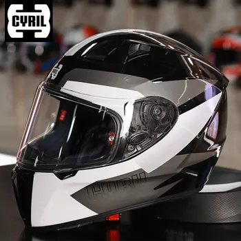 Одобренный DOT полнолицевой мотоциклетный шлем для мотокросса с высокопрочной АБС-оболочкой, одобренные ЕЭК Аксессуары для мотоциклов, мужчины, женщины