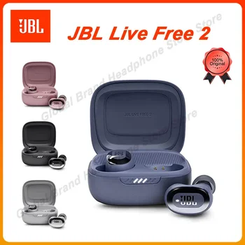 Оригинальные Наушники JBL Live Free 2 TWS True Wireless Bluetooth Стерео Музыкальные Игровые Спортивные Наушники-Вкладыши С Басовым Звуком Наушники С Микрофоном