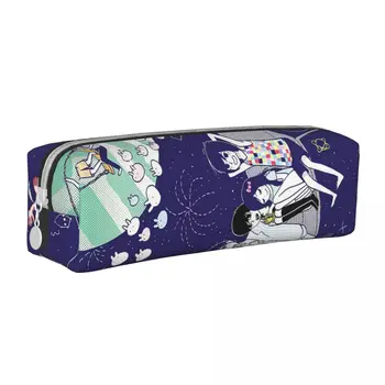 Пеналы Basil Sunny Cute Omori Game Pen Box, сумка для хранения школьных принадлежностей, пеналы на молнии для детей, Большие пеналы для хранения на молнии