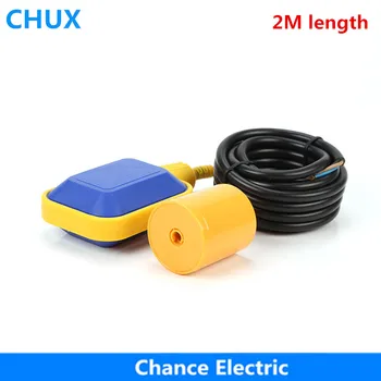 Поплавковый выключатель шарикового типа с кабелем CHUX длиной 2 м для промышленного насоса, датчик уровня воды в баке Cx-m15-2, регулятор 220 В