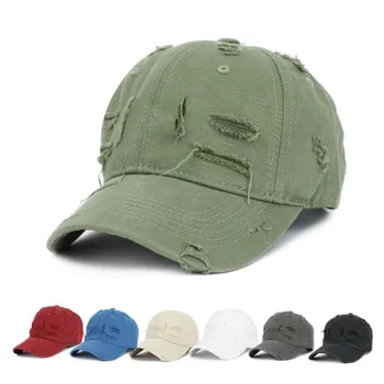 Потертые шляпы для взрослых, Новый дизайн, мужская хлопковая шляпа для папы, спортивная шляпа для отдыха в стиле хип-хоп, бейсболки