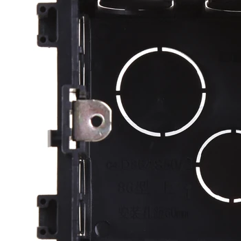 Распределительная коробка из ПВХ 86-го типа, кассета для настенного крепления к основанию розетки выключателя R9UF