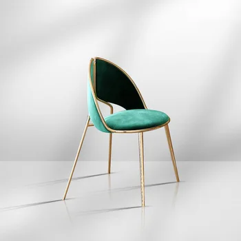 Роскошные Скандинавские Стулья для столовой, Золотые Бархатные Дизайнерские Кухонные стулья с акцентом, Современная Мебель для дома Sillas Para Comedor MQ50KT