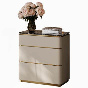 Роскошный комод в итальянском стиле, современный минималистичный модный ящик для хранения в спальне высокого класса.