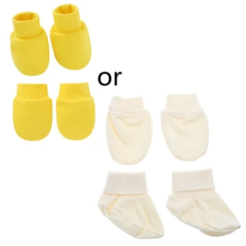 Руки, ноги, носки до щиколотки для детей 0-12 месяцев, рукавицы для младенцев, новорожденных