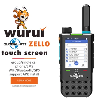 Смартфон Android global-ptt MXpro walkie talkie radio мобильный сотовый телефон zello long range Портативный poc сенсорный экран wifi GPS