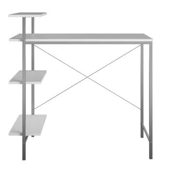 Стол для хранения сбоку - Белый игровой стол, стол для ноутбука, игровой стол, компьютерный стол