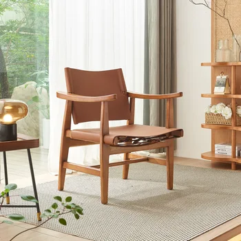 Стулья для отдыха в итальянском стиле, массив дерева, высококачественные домашние стулья, балконные спинки, диванные кресла, отели и семьи
