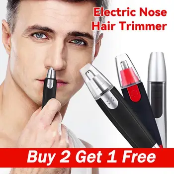 Триммер, электрический триммер для волос в носу, Мини Портативный триммер для ушей для мужчин и женщин, Бритва для волос в носу, Водонепроницаемая, безопасная, чистая, моющаяся