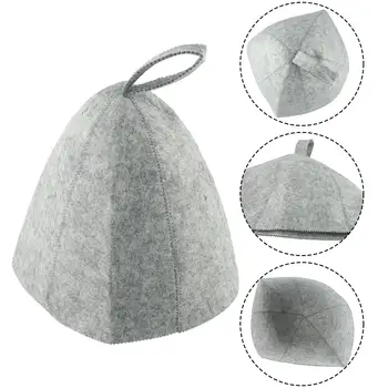 Утепленная шапочка для сауны, предотвращающая тепловой удар, теплоизоляционная, легкая, защищает волосы, износостойкий шерстяной войлок, 100% Абсолютно новый