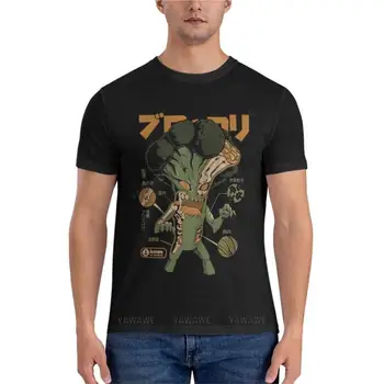 футболка мужская хлопковая Broccozilla X-ray Essential, футболка, одежда в стиле хиппи, футболка для мальчика, одежда с аниме, черная футболка