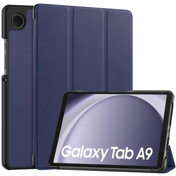 Чехол для Samsung Galaxy Tab A9 2023 (8,7 дюйма) Ультратонкий Защитный чехол с подставкой Кожаный чехол для планшета Galaxy Tab A9 8,7 
