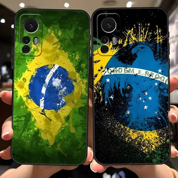 Чехол для телефона с Бразильским Флагом 2023 НОВЫЙ Для Xiaomi POCOF3 X3 GT M4Pro M3 X4Pro NFC Note 10Pro Redmi Note 11 11T 10 9 Pro Plus Чехол
