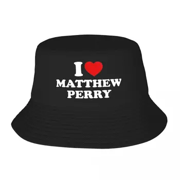 Я люблю шляпы-ведерки Мэтью Перри для девочек Летняя полевая шляпа Повседневная Складная для спорта на открытом воздухе Рыболовные кепки Шляпа-боб