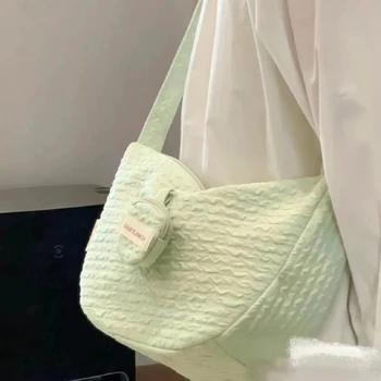 Японская милая мягкая простая сумка через плечо для женщин, универсальные нагрудные сумки с клецками, высокая красота, жизненная сила, студенческая сумка через плечо